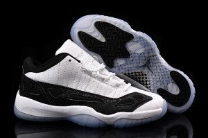 2015 Air Jordan 11 Retro IE Low White Black