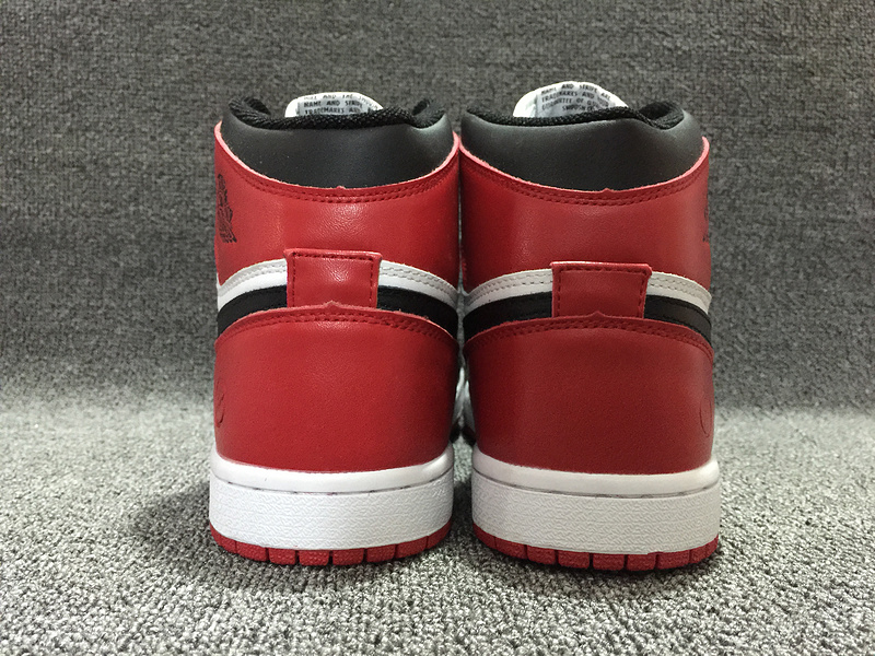 Air Jordan 1 OG Black Toe Black White Red Shoes