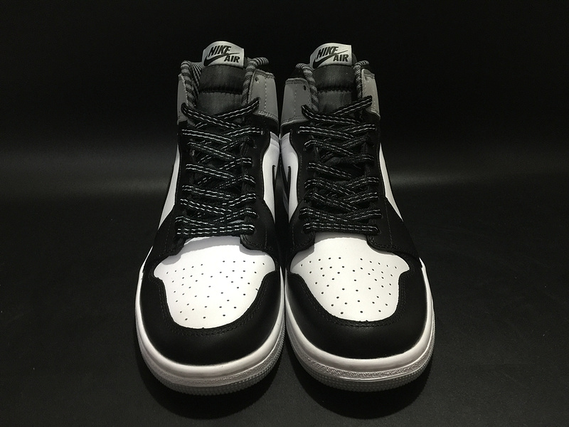 Air Jordan 1 Retro High OG Barons Black White Grey Shoes