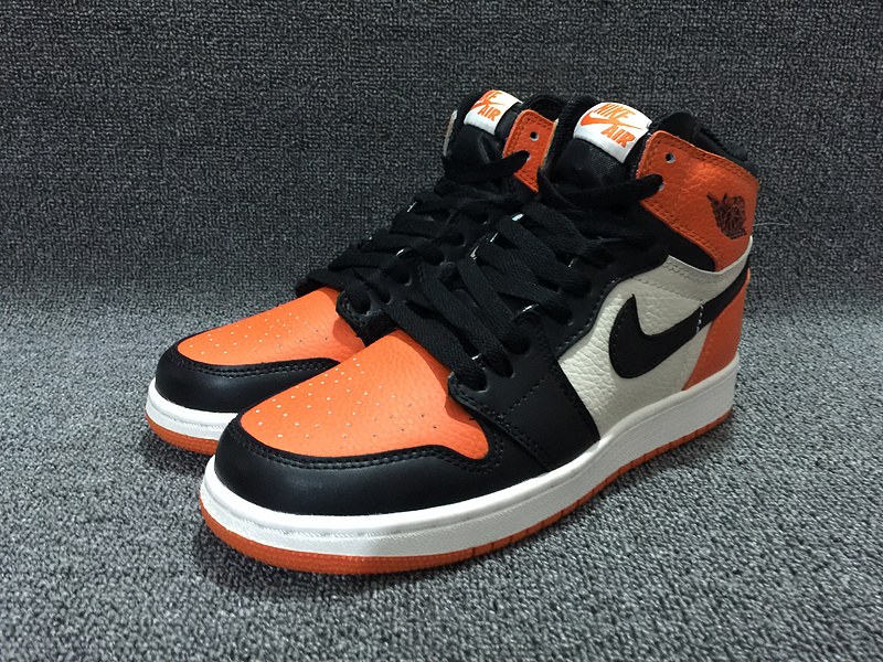 Air Jordan 1 Shattered Backboard Black Orange White