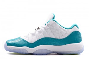 Air Jordan 11 Retro Low Aqua White Turbo Green Volt Ice Black