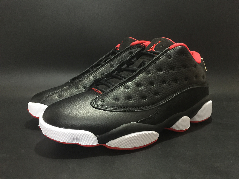 Air Jordan 13 Low Bred Black Red All Star Shoes