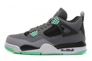 Air Jordan 4 IV Retro Dark Grey Green Glow