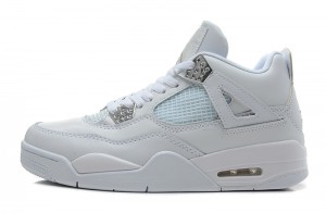 Air Jordan 4 Retro Silver 25th Anniversary White Metallic Silver