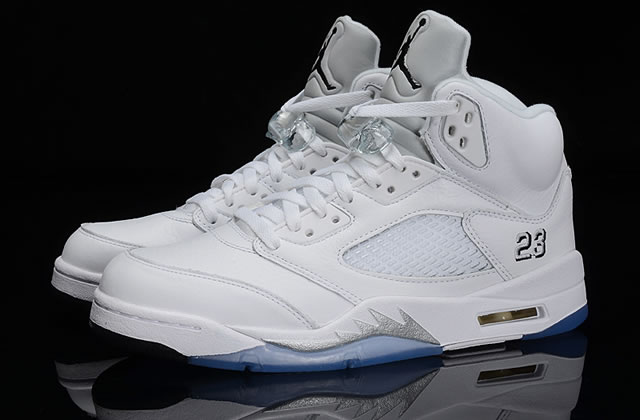 Air Jordan 5 Metallic Silver