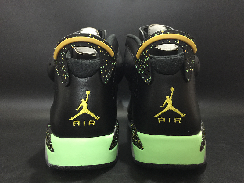 Air Jordan 6 Brazil Pack Black Green Shoes