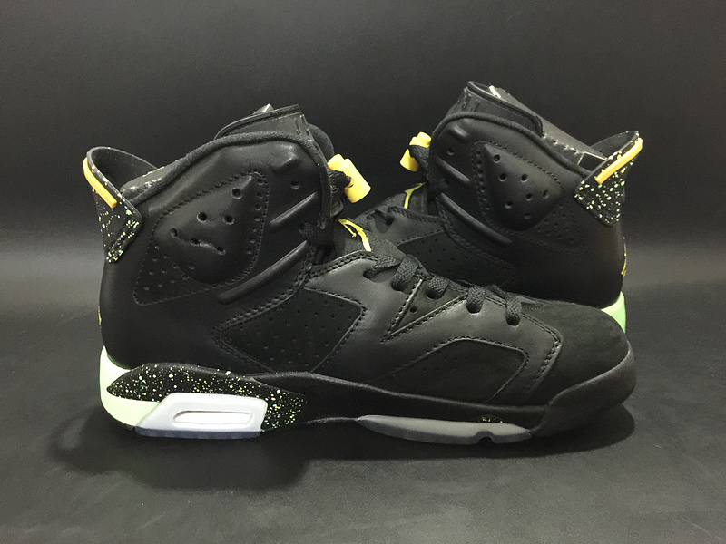 Air Jordan 6 Brazil Pack Black Green Shoes