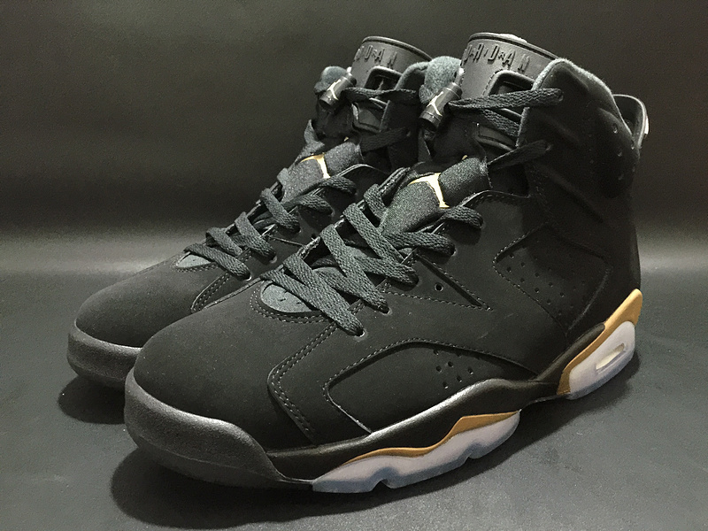 Air Jordan 6 DMP Black Gold Shoes