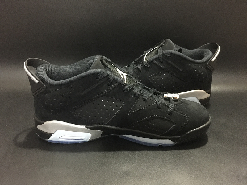 Air Jordan 6 Low Black Chrome Shoes