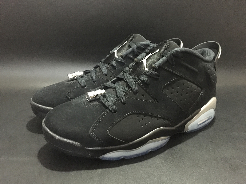 Air Jordan 6 Low Black Chrome Shoes