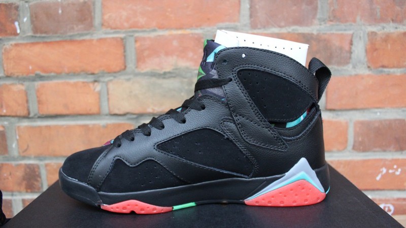 Air Jordan 7 Marvin The Martian Lover Black Red Shoes