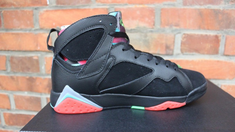 Air Jordan 7 Marvin The Martian Lover Black Red Shoes