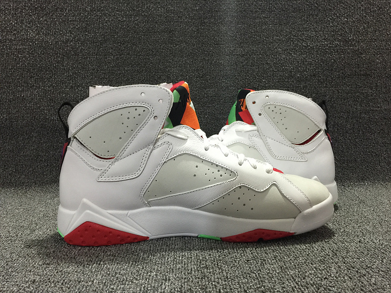 Air Jordan 7 Retro Hare White Red Shoes