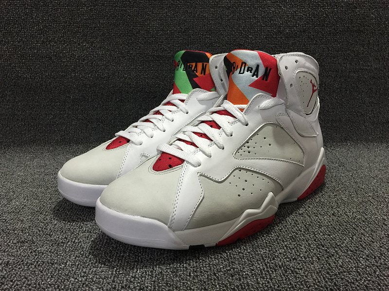 Air Jordan 7 Retro Hare White Red Shoes