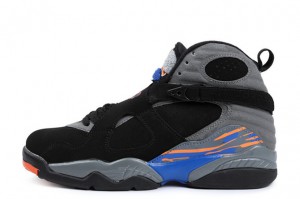 Air Jordan 8 Retro Black Bright Citrus Cool Grey Deep Royal Blue