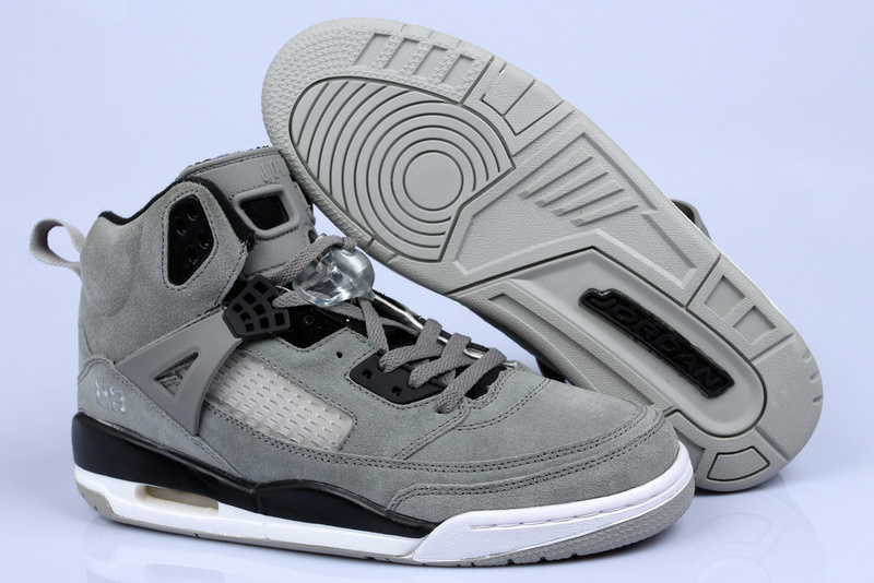 Air Jordan Spizike Wolf Grey Suede