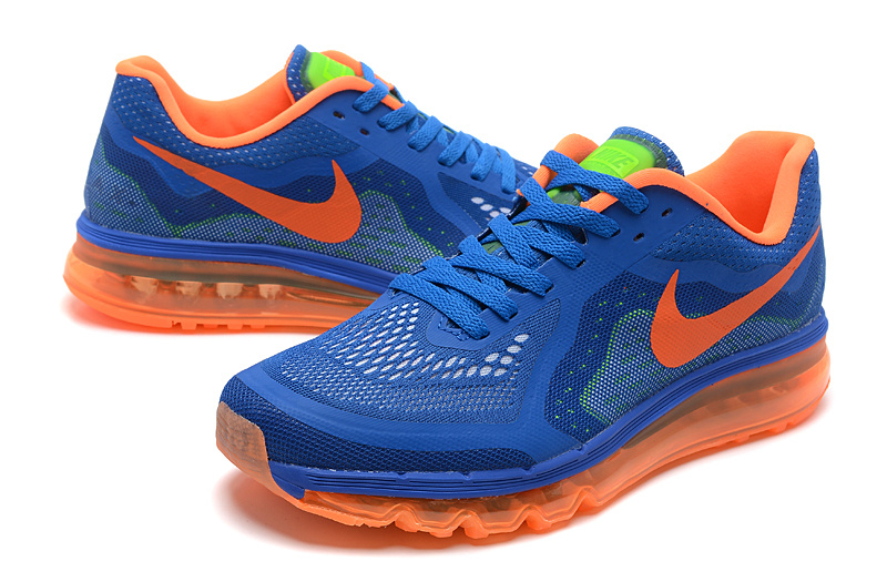 Nike Air Max 2014 Cushion Blue Orange Shoes