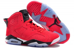 New Air Jordan 6 Suede Red Black