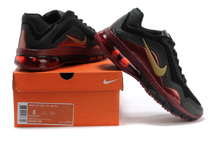 Nike Air Max TR 180 Black Red Gold