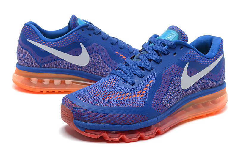 Nike Air Max 2014 Cushion Blue Orange Shoes