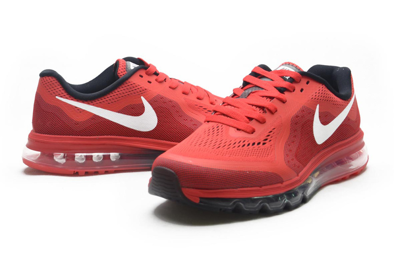 Nike Air Max 2014 Cushion Red Black Shoes