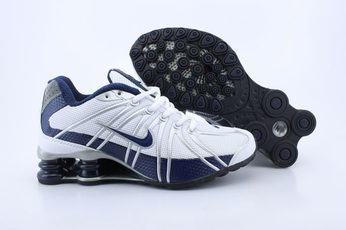 Women Nike Shox OZ White Blue Shoes